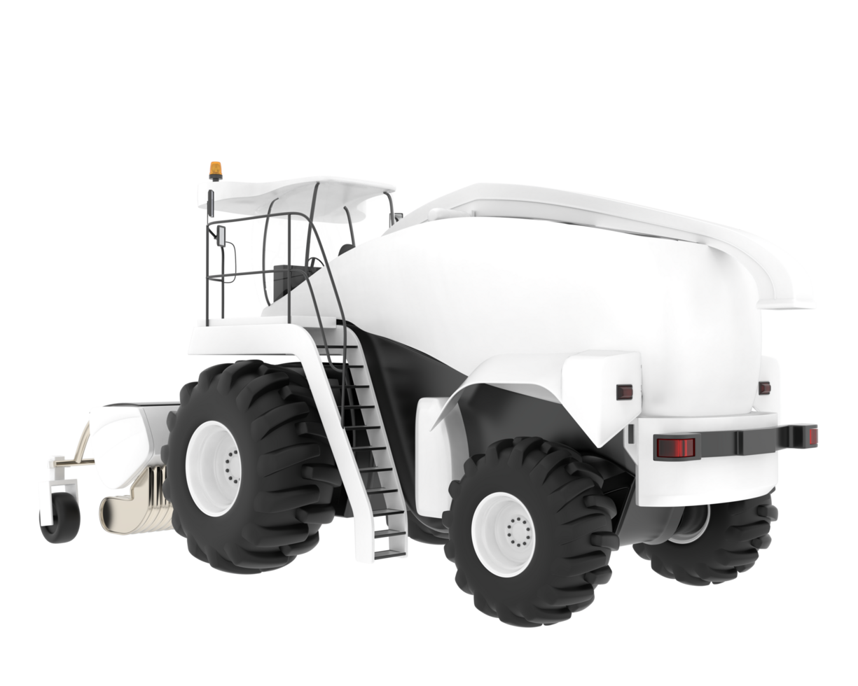 Harvester isolated on background. 3d rendering - illustration png