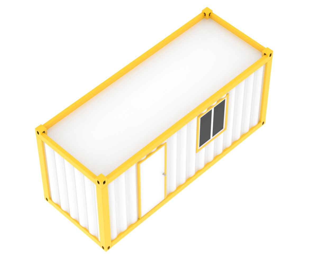 recipiente isolado em fundo. 3d Renderização - ilustração png