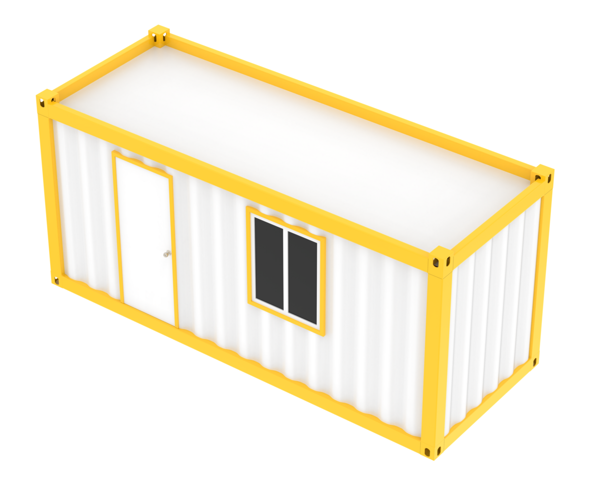 recipiente isolado em fundo. 3d Renderização - ilustração png