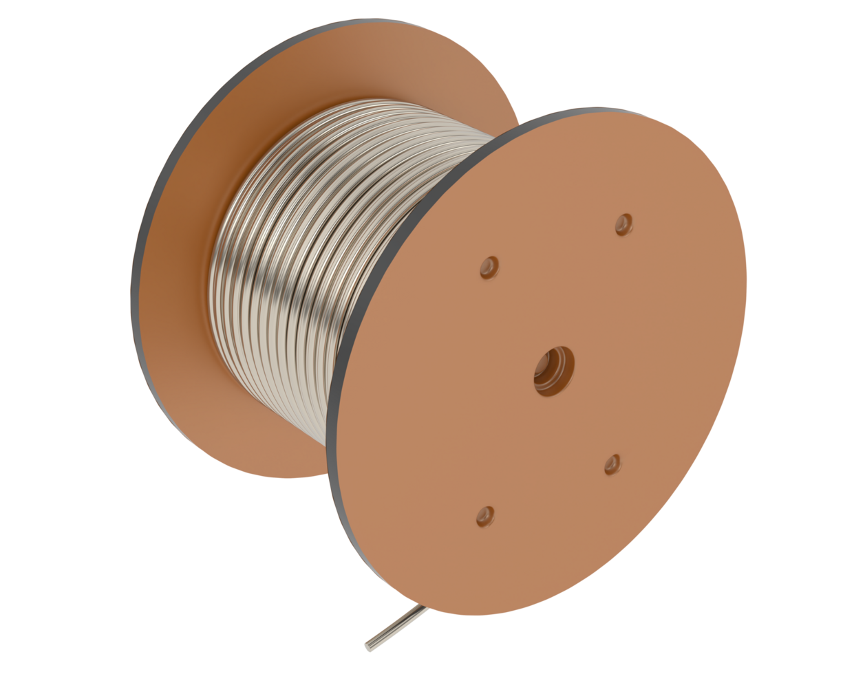 Cable roll isolated on background. 3d rendering - illustration png