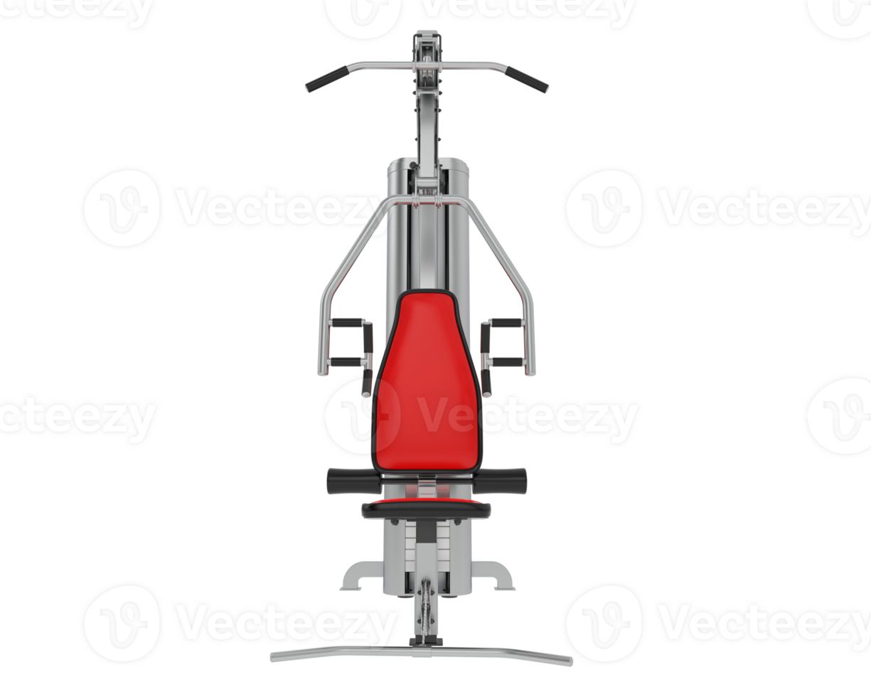 Multi-gym isolated on background. 3d rendering - illustration png
