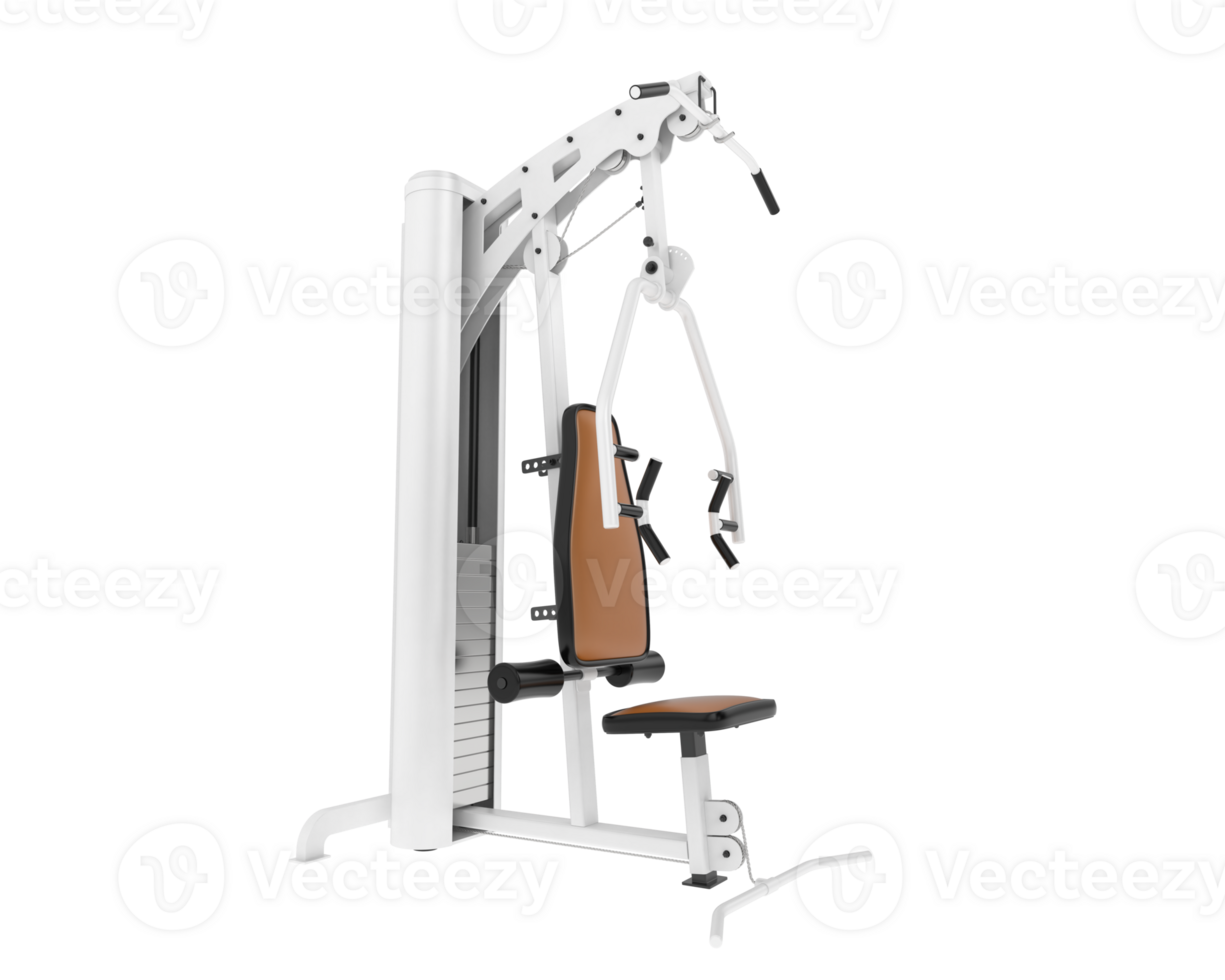 Multi-gym isolated on background. 3d rendering - illustration png