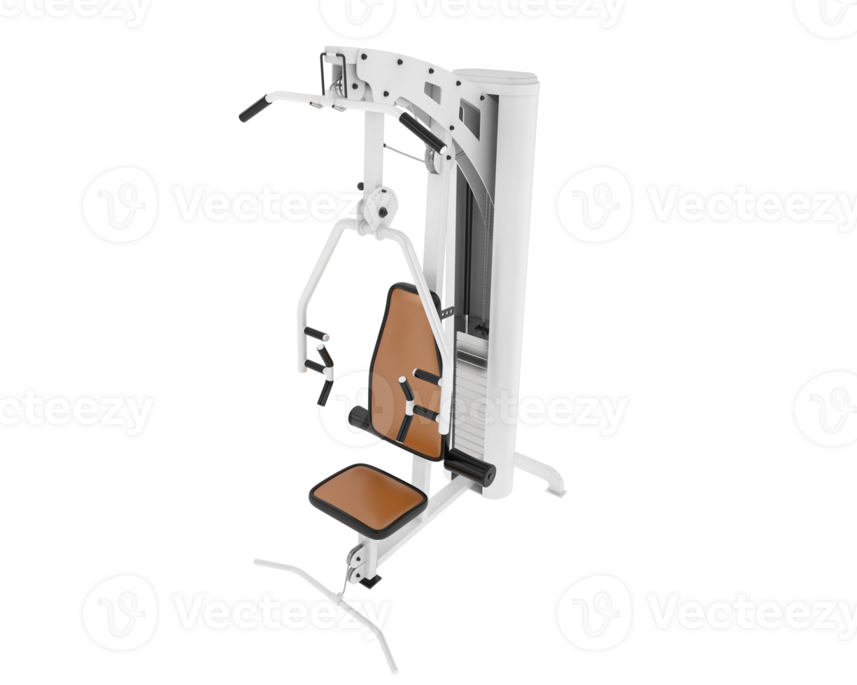 Multi-gym isolated on background. 3d rendering - illustration png