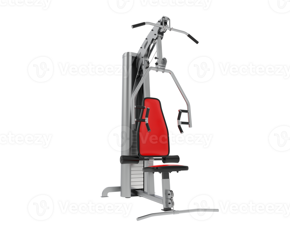 Multi-gym isolated on background. 3d rendering - illustration png
