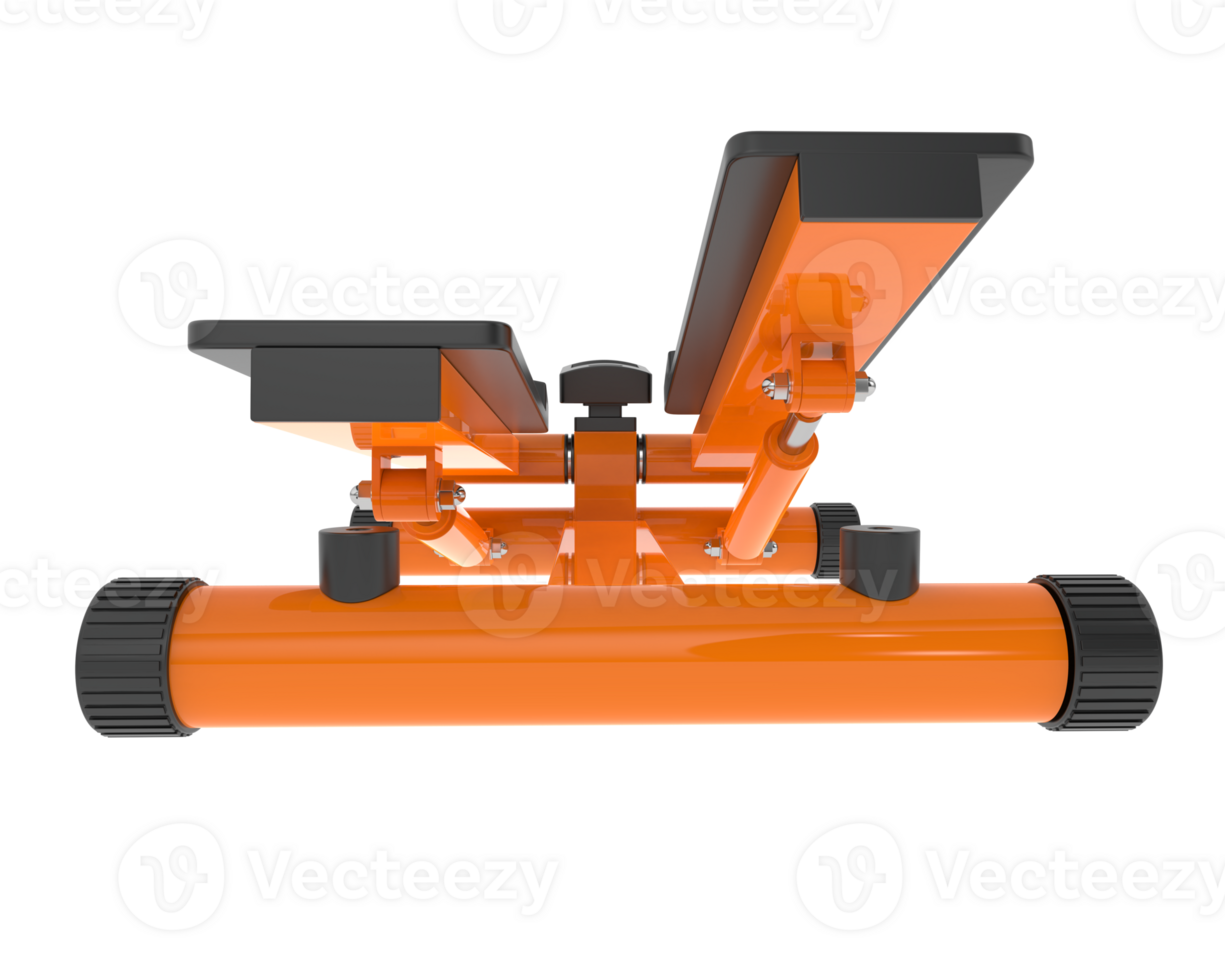 Mini stepper isolated on background. 3d rendering - illustration png