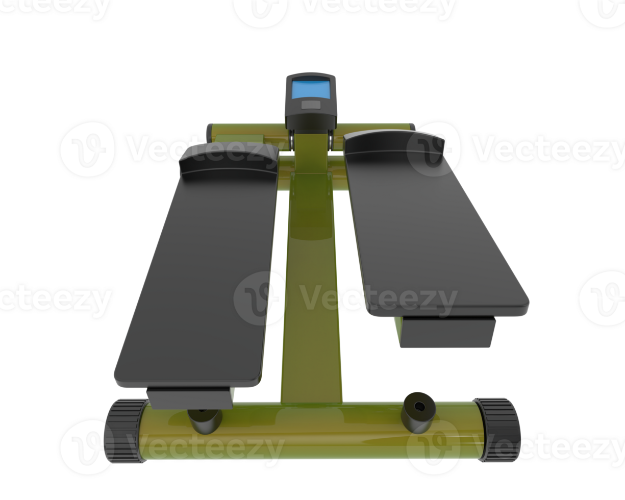 Mini stepper isolated on background. 3d rendering - illustration png