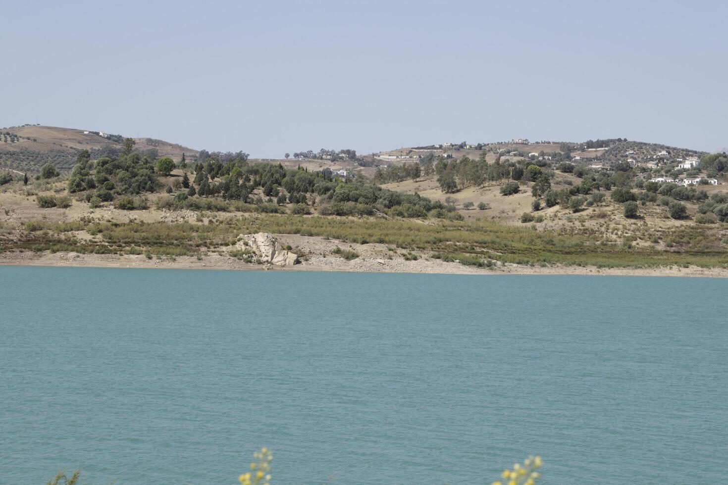 lake las mayoralas, periana, spain photo