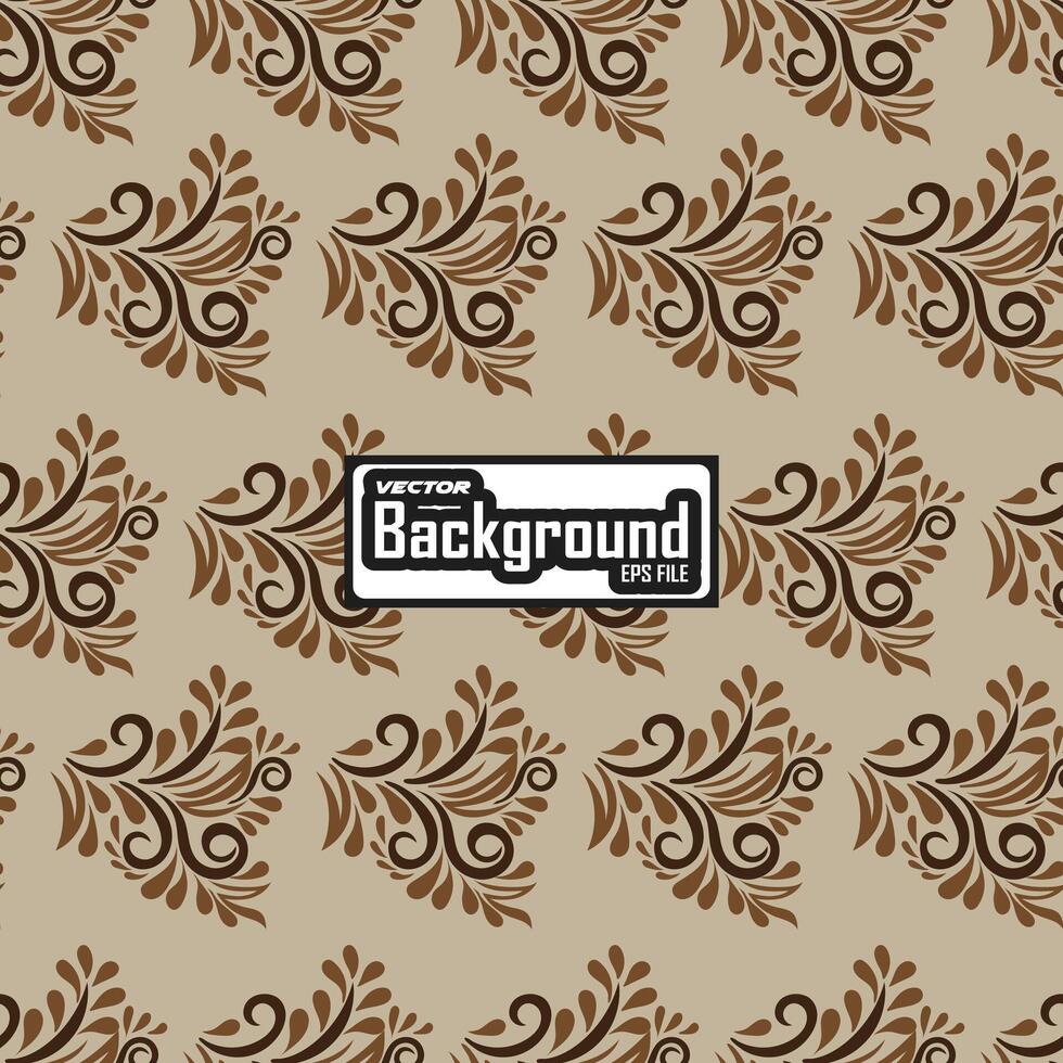 Flowers Seamless botanical pattern in hand drawn style. vector