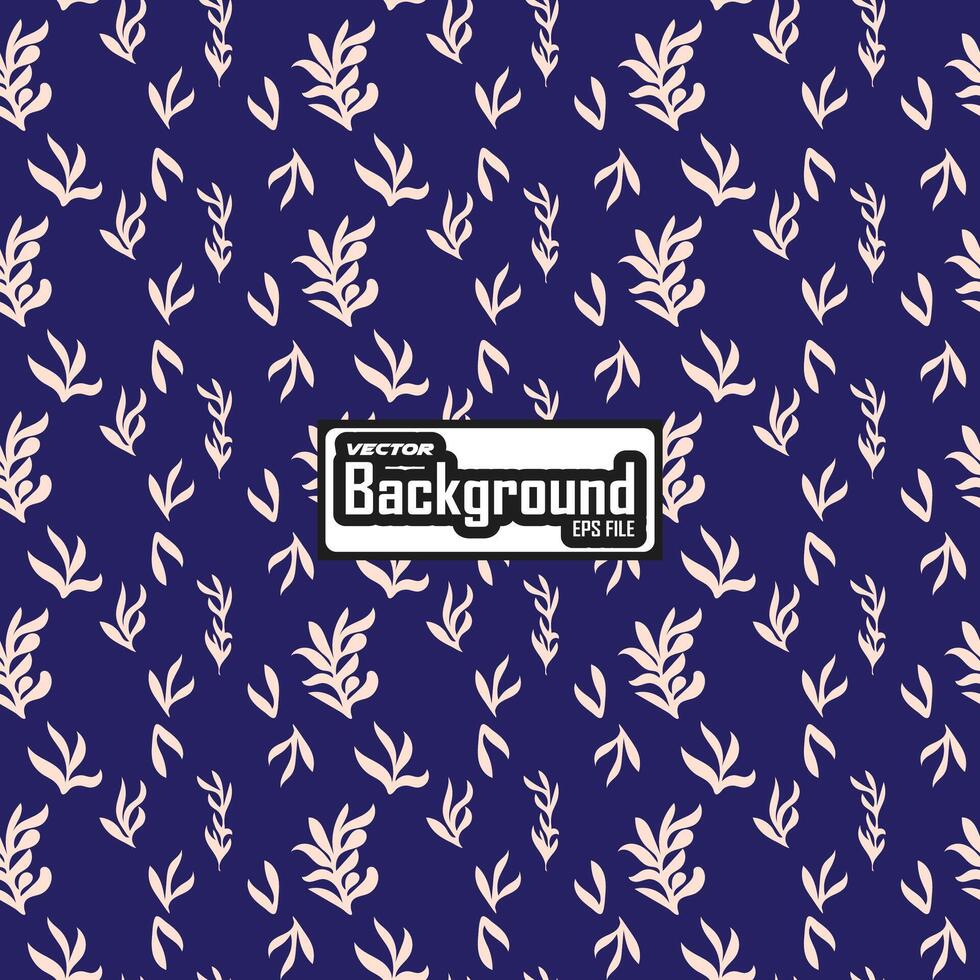 Flowers Seamless botanical pattern in hand drawn style. vector