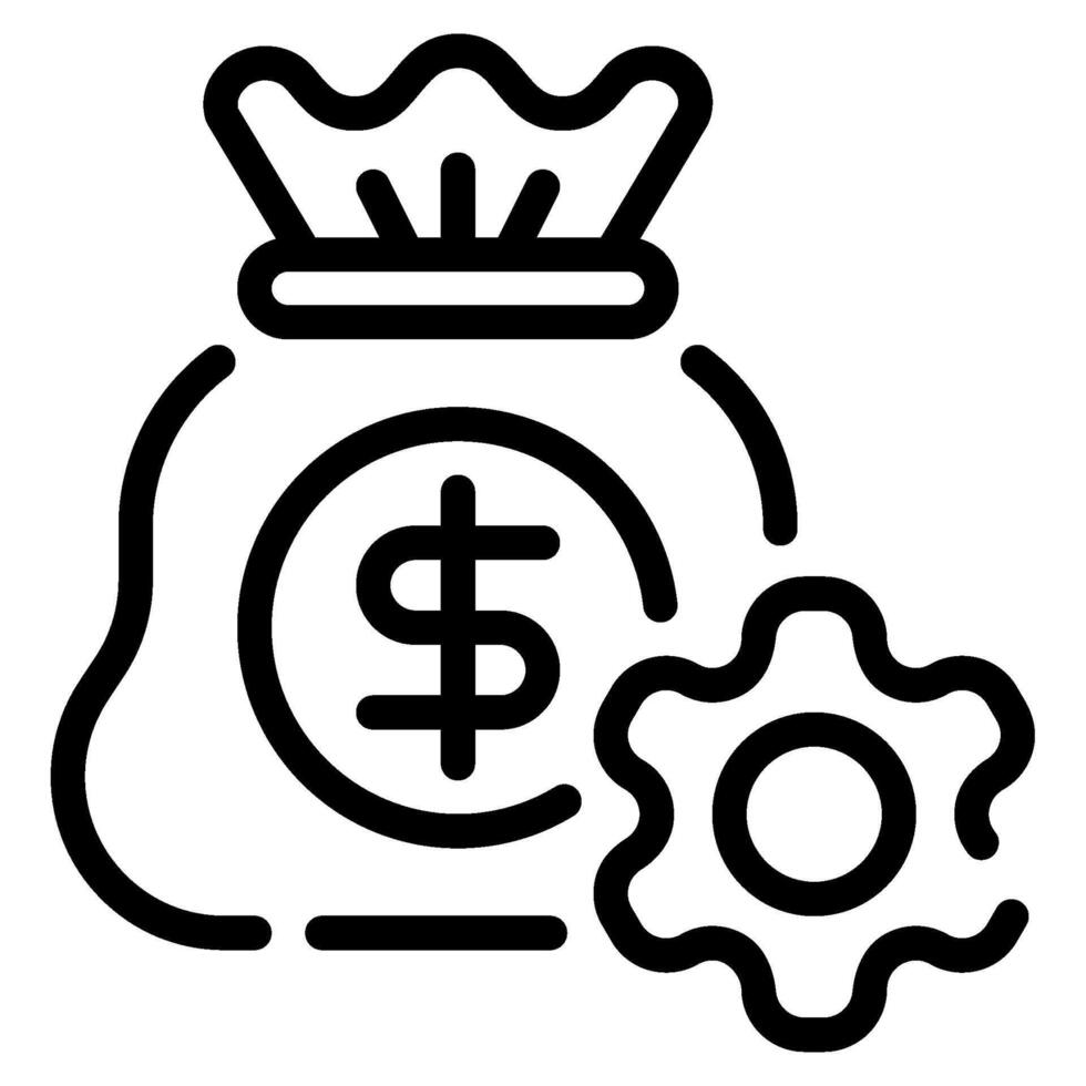 Budget Control icon for web, app, infographic, etc vector