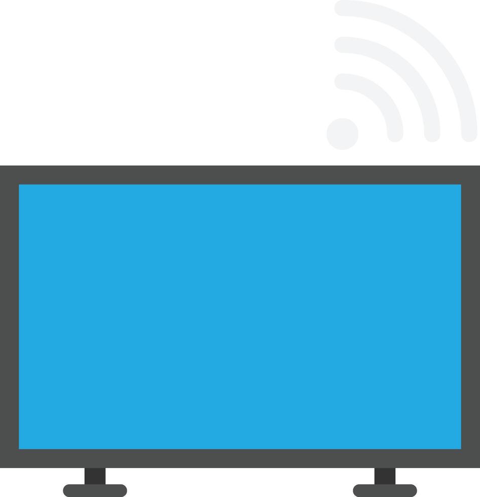 Smart TV Device vector