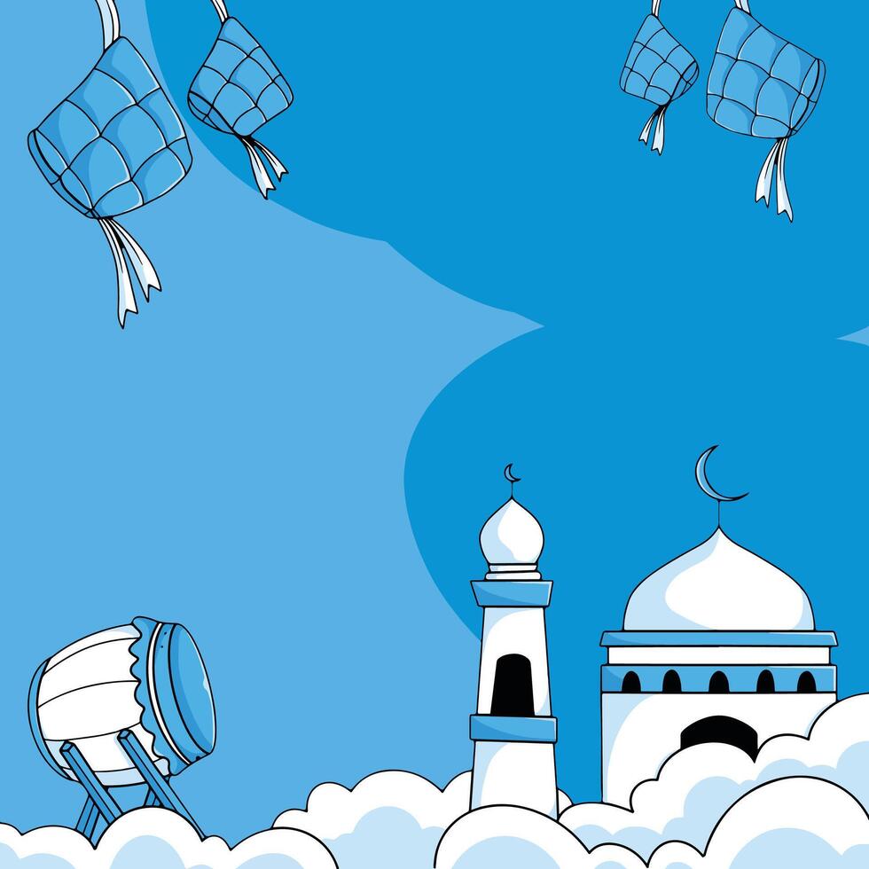 Islamic background for your design vector