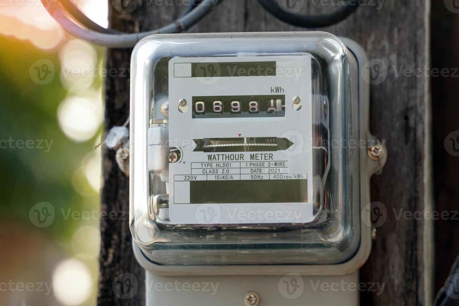 An electric meter is a device used to measure and display electrical quantities such as current, voltage, resistance, and power. There are many sizes suitable for use. photo