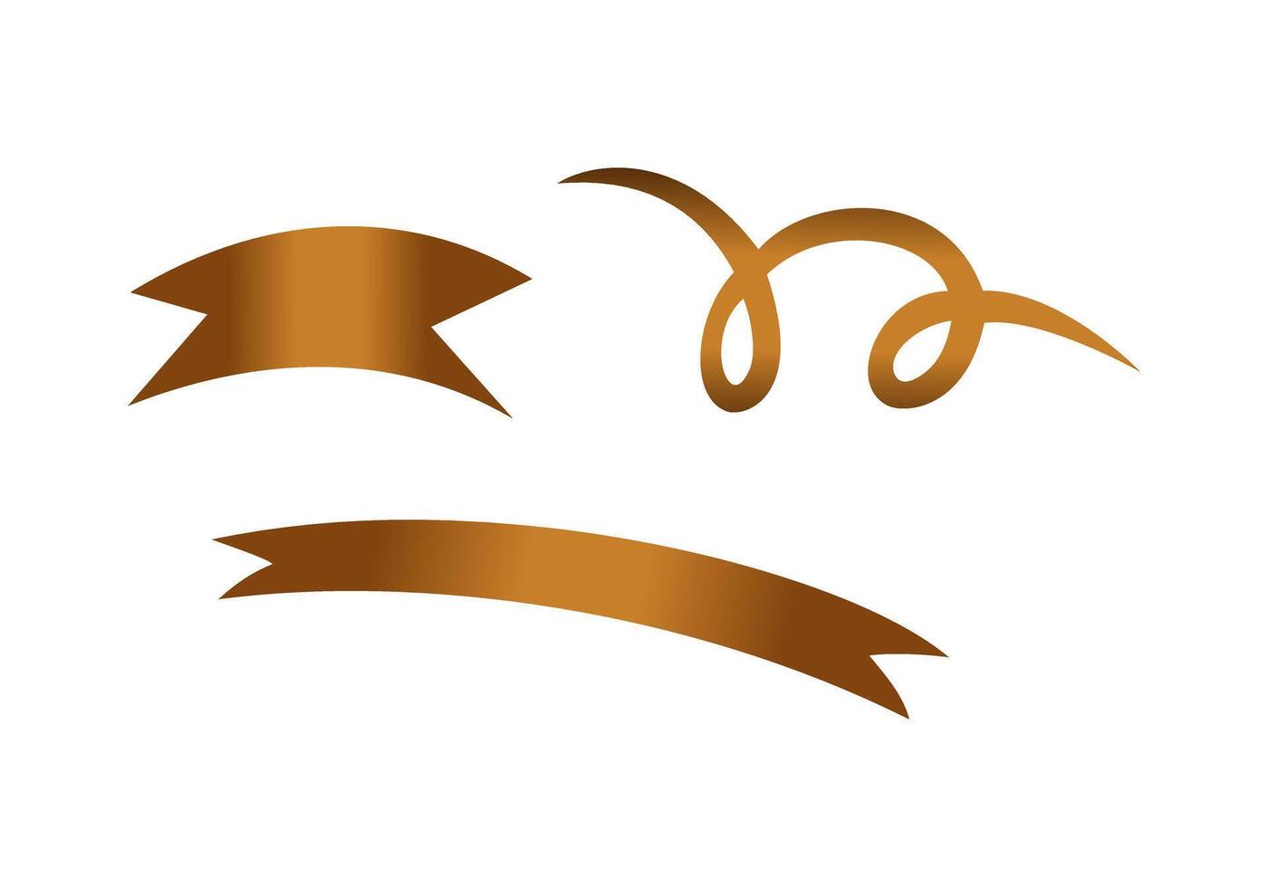 Ribbon Ornament Design Illustration vector