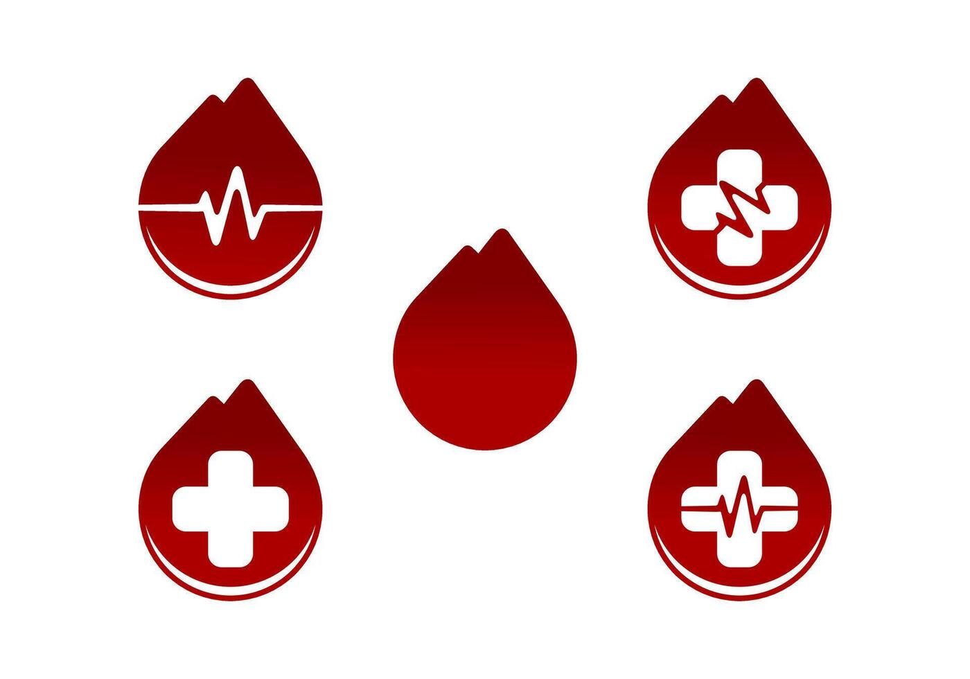 Blood Drop Design Illustration vector