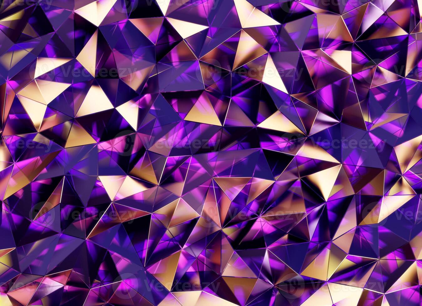 Luxury Abstract Realistic Purple Crystal Texture Reflection Close Up Background 3D rendering photo