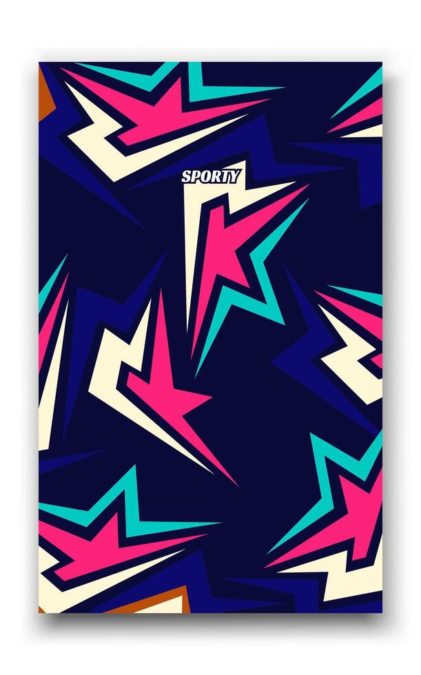 Abstract geometric backgrounds for sports and games. Abstract racing backgrounds for t-shirts, race car livery, car vinyl stickers, etc. background. vector