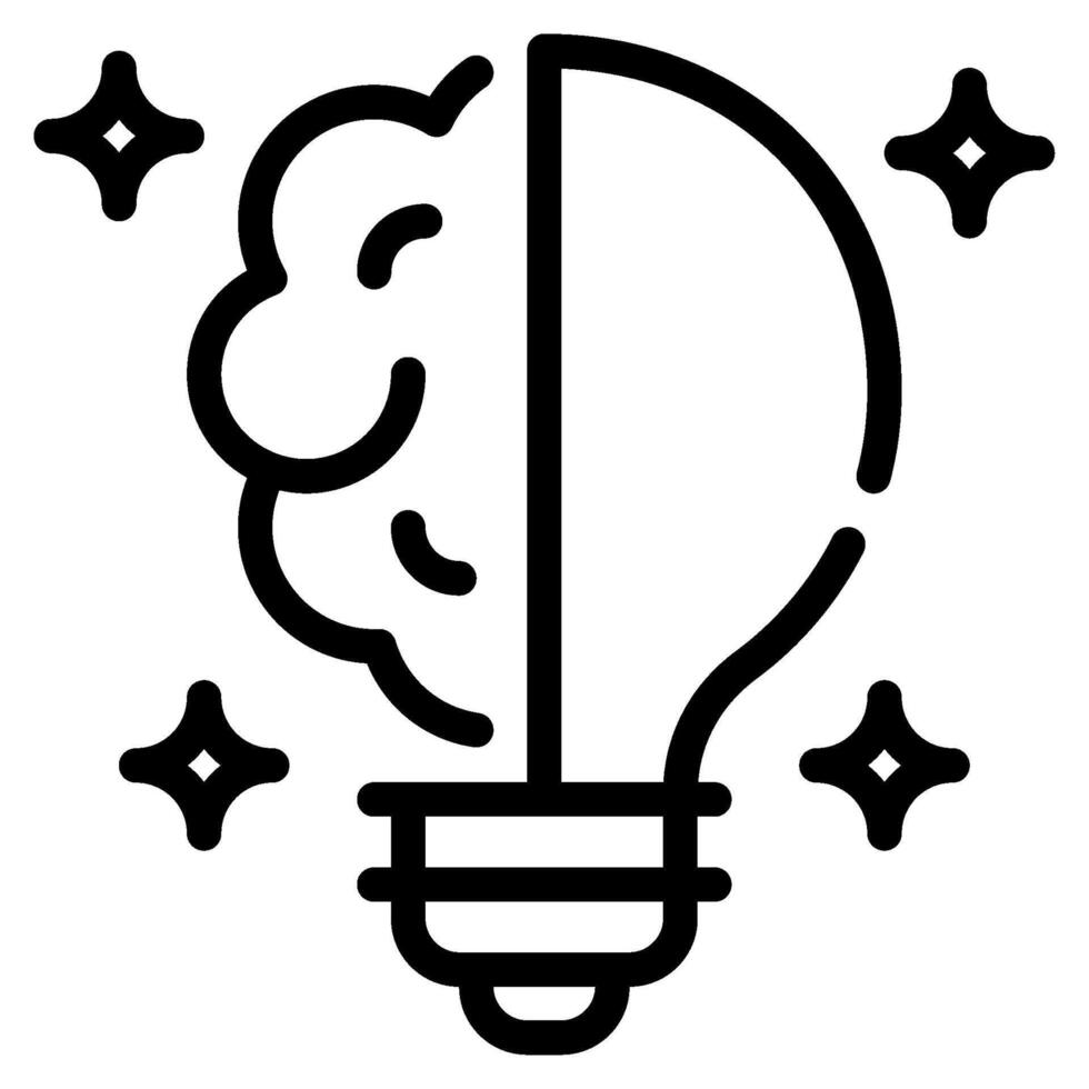 Creative Spark icon illustration for uiux vector