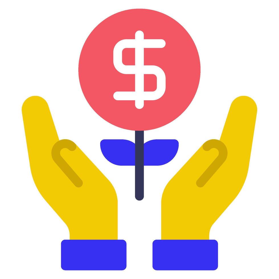 Investment Fund icon illustration for uiux vector