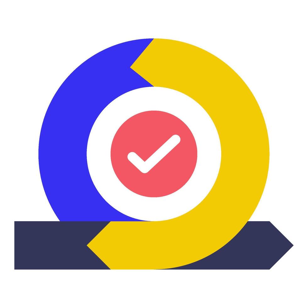 Agile Approach icon illustration for uiux vector