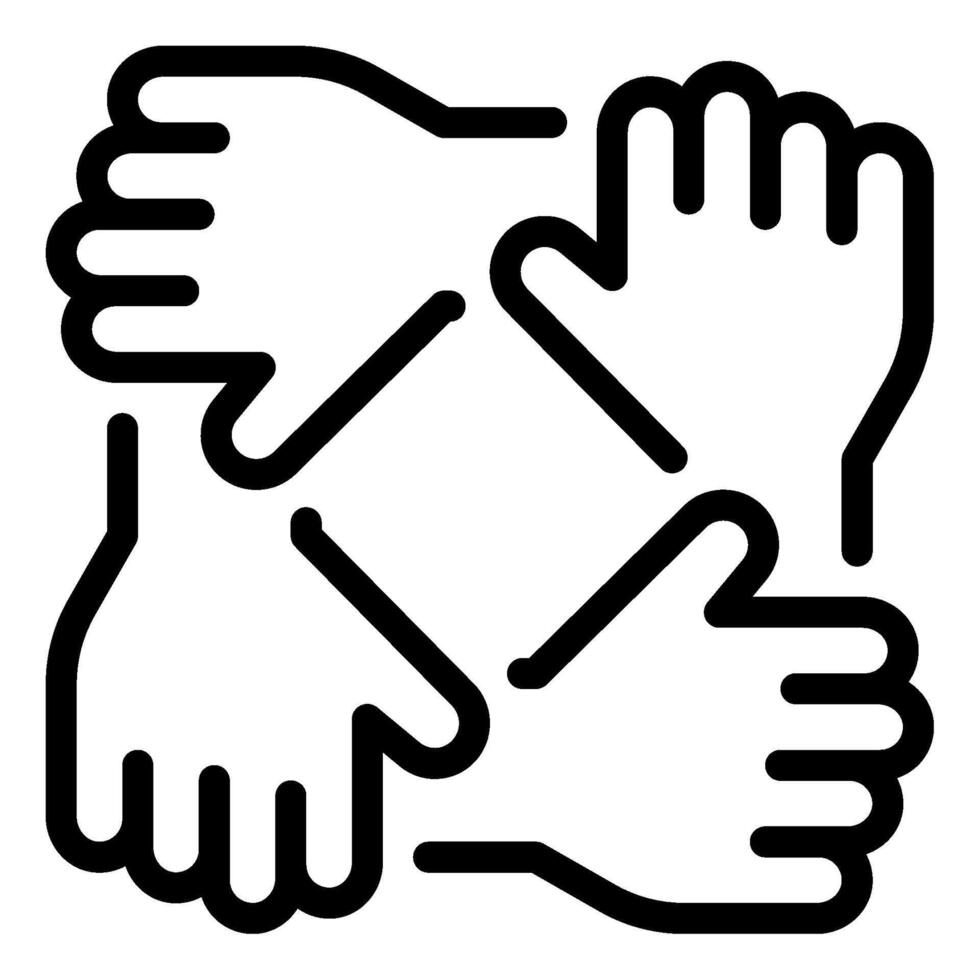 Team Collaboration icon illustration for uiux vector