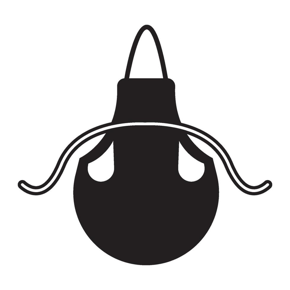apron symbol icon vector