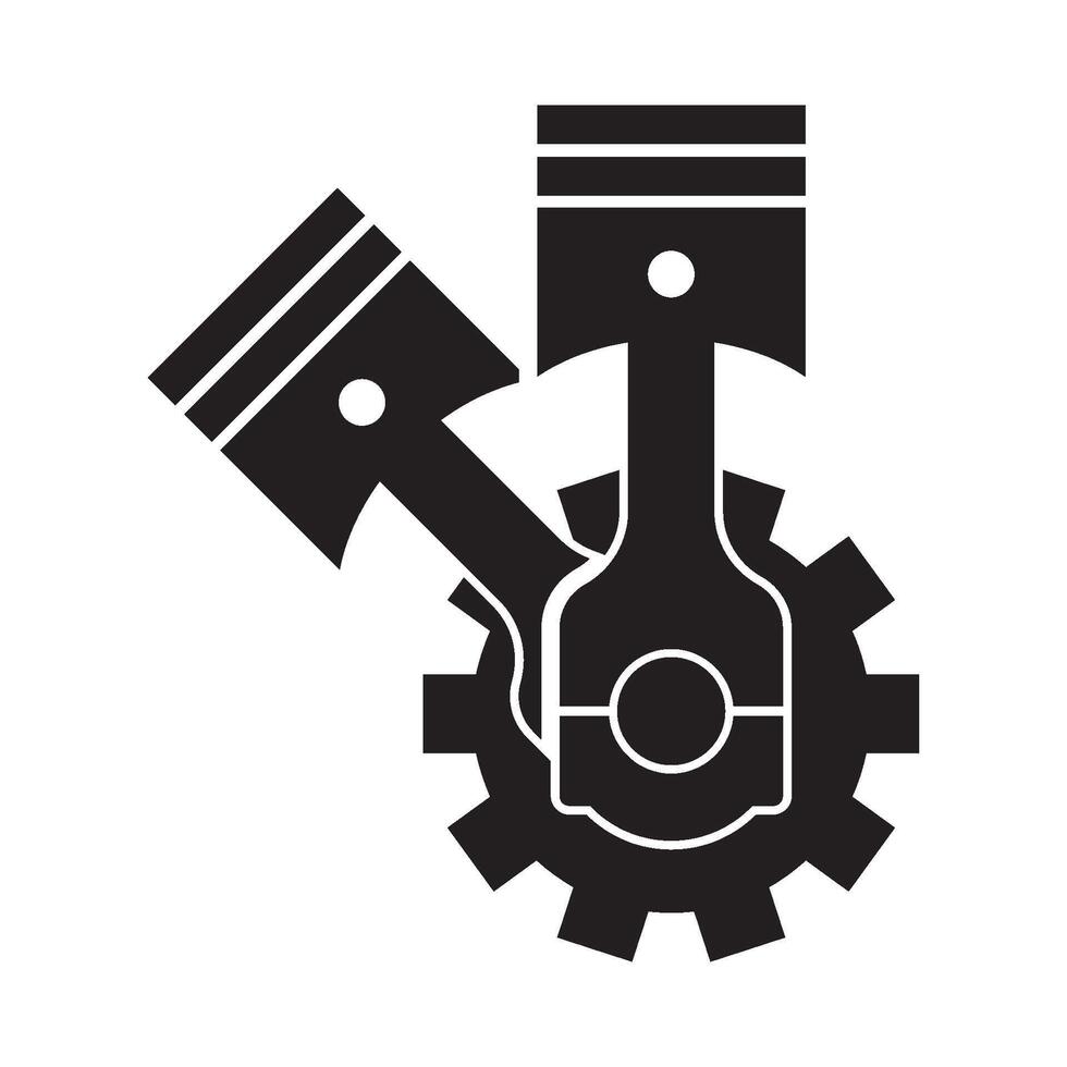 piston icon symbol vector