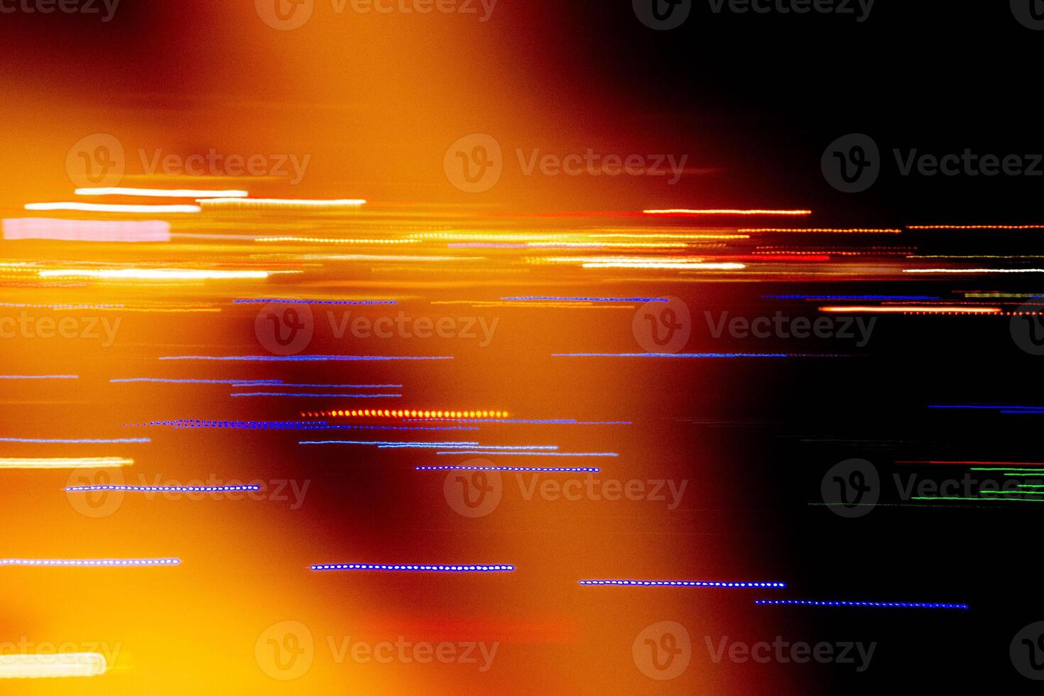 Abstract blurry background with pattern from colorful traces photo