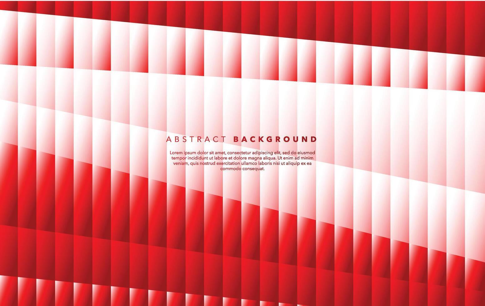abstract red white background template vector