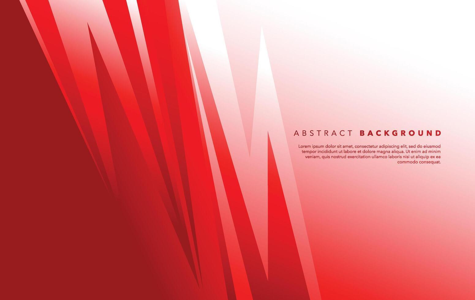 abstract red white background template vector