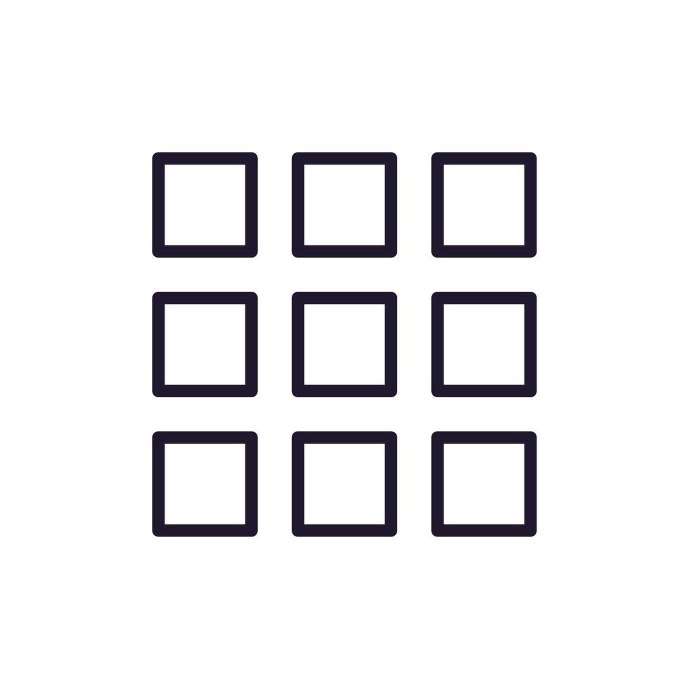 Interface Isolated Simple Sign for Websites and Apps vector