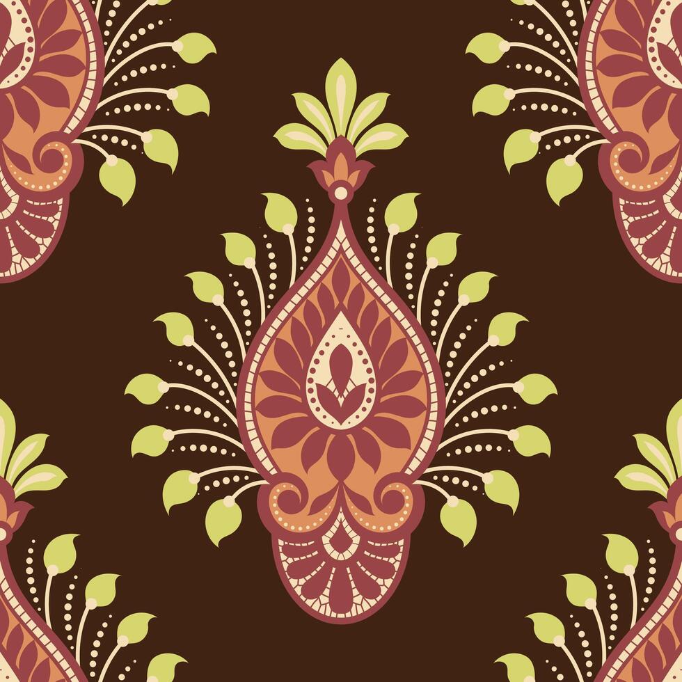 Seamless pattern background Geometric ethnic oriental ikat seamless pattern traditional Design for background, carpet, wallpaper, clothing, wrapping, Batik, fabric, illustration embroidery. vector