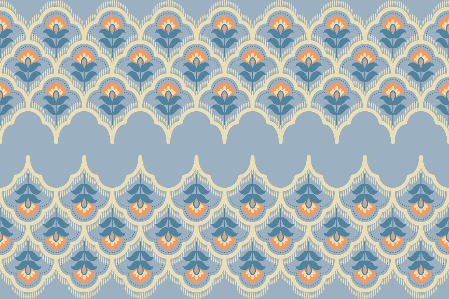 Seamless pattern background Geometric ethnic oriental ikat seamless pattern traditional Design for background, carpet, wallpaper, clothing, wrapping, Batik, fabric, illustration embroidery. vector