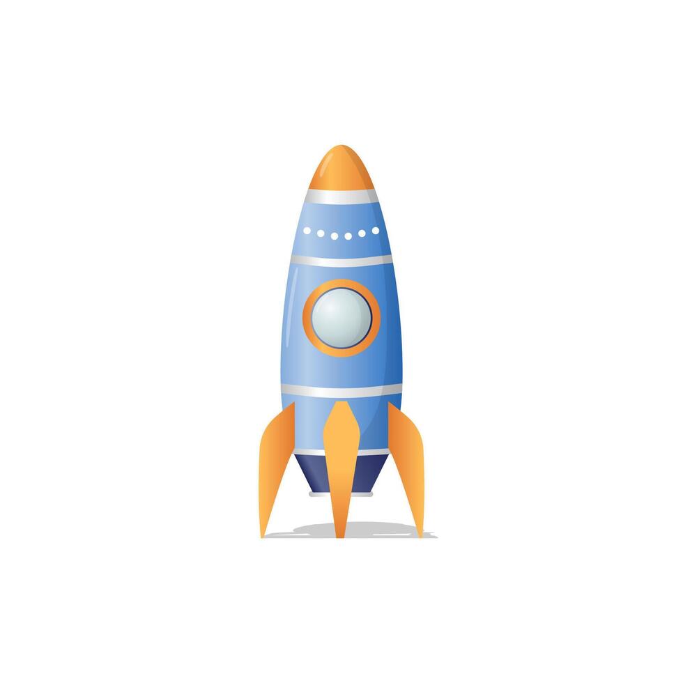 Space rocket launch. vector