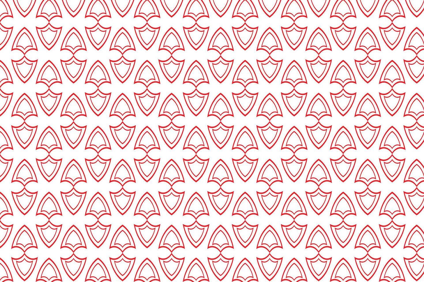 simple abstract red color geometric pattern seamless pattern of red and white geometric shapes on a white background vector