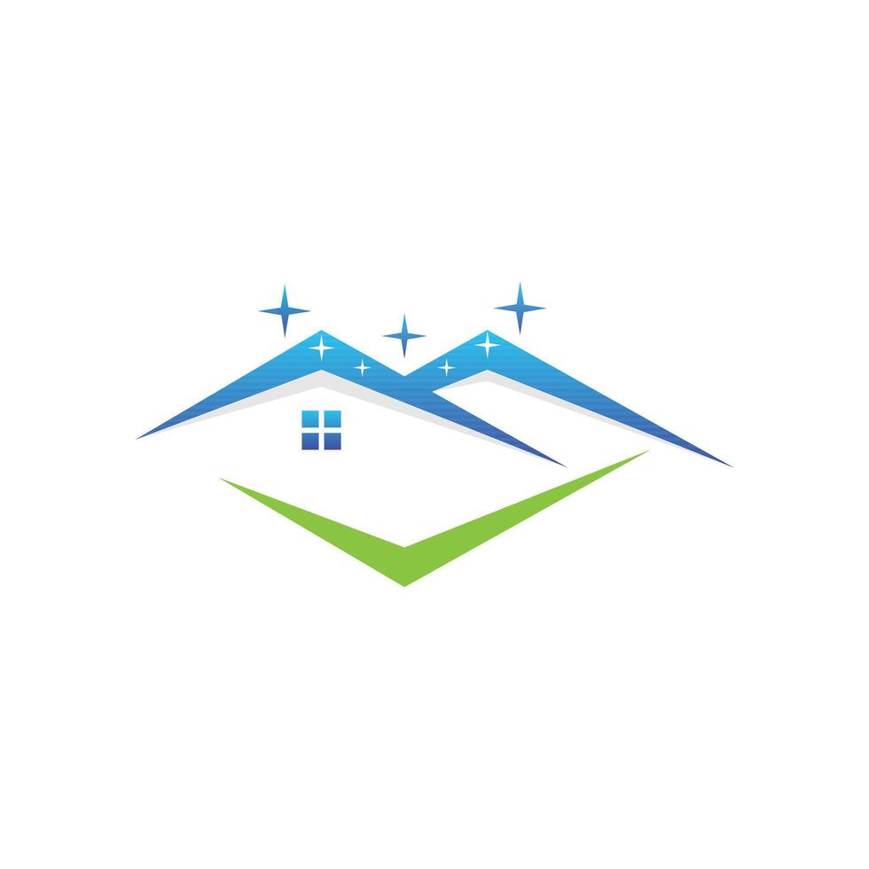 Home Cleaning Checklist modern simple services business logo design template vector