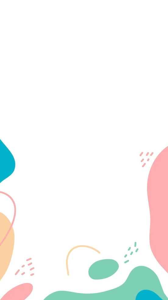 Third abstract beige pink tosca fluid shapes cover set. Collection vertical backgrounds with different wavy shapes vector