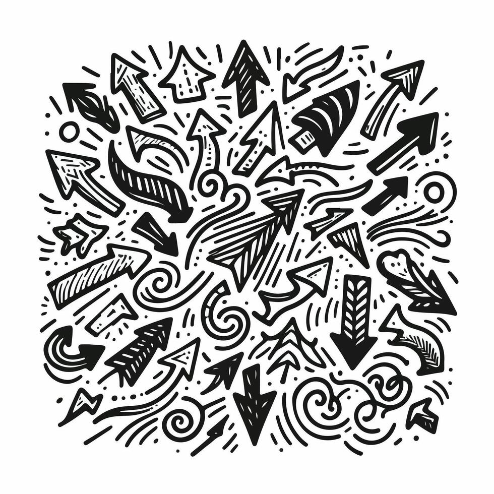 Set of Hand drawn Design vector