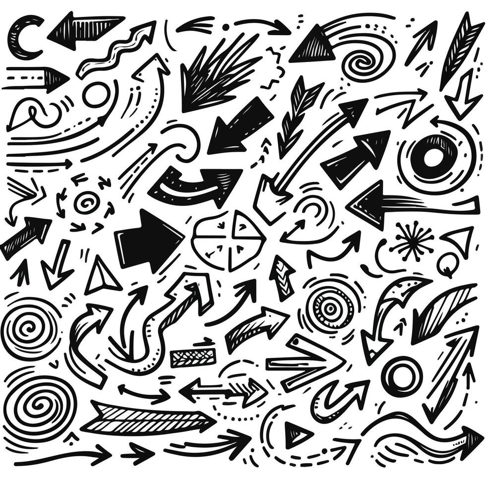 Set of Hand drawn Design vector