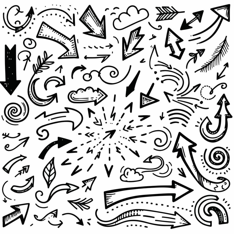 Set of Hand drawn Design vector