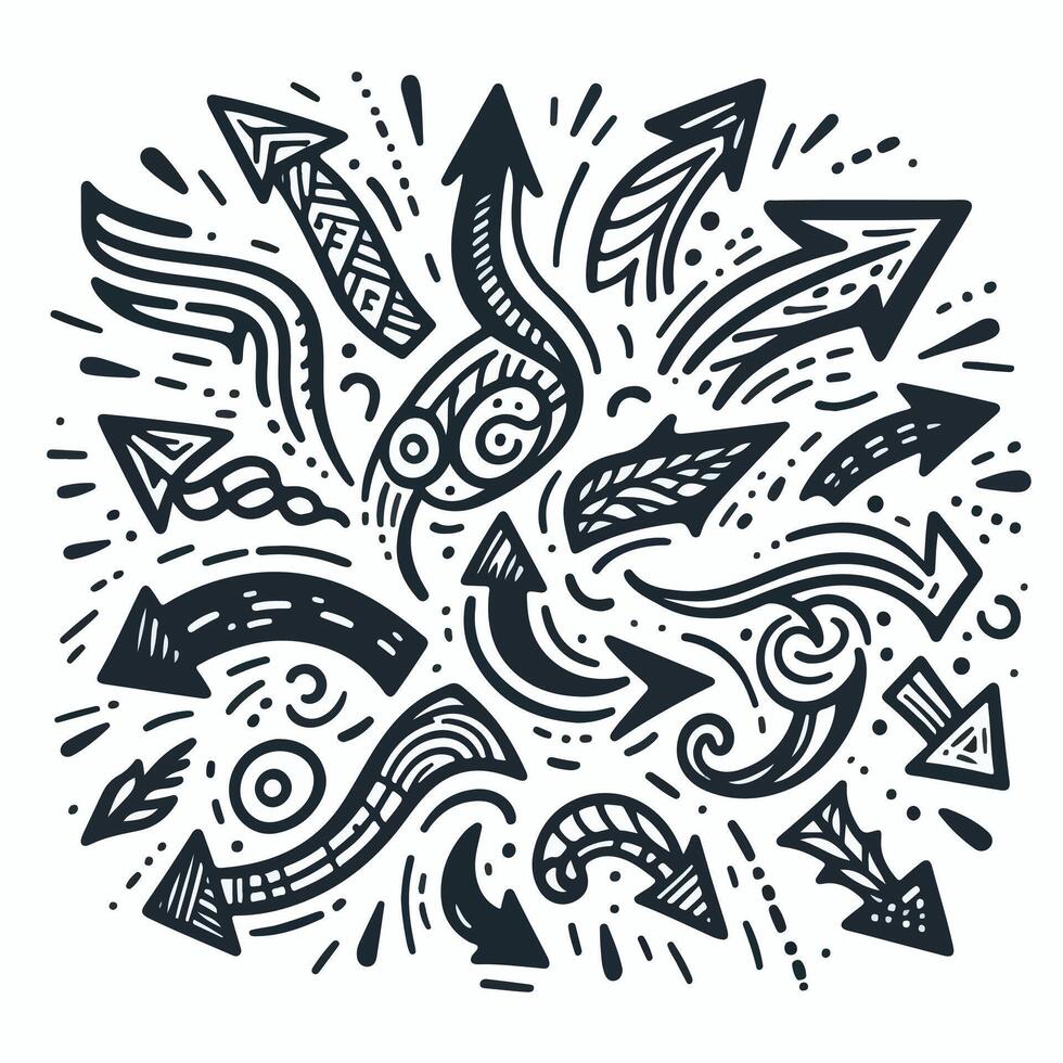 Set of Hand drawn Design vector