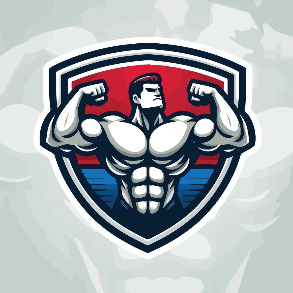 Fitness Bodybuilder design man vector