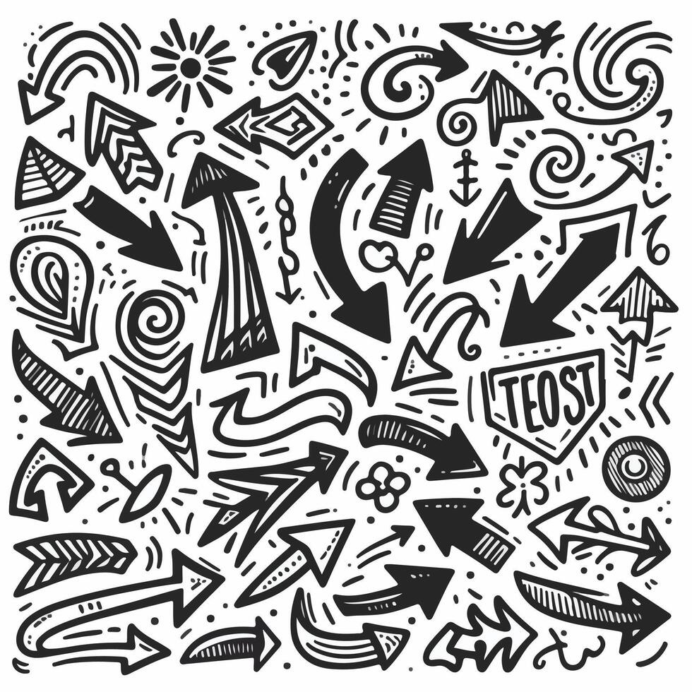 Set of Hand drawn Design vector