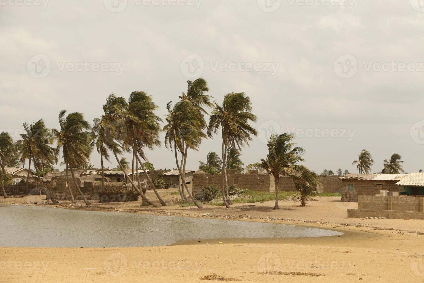 beach at grand popo, benin photo