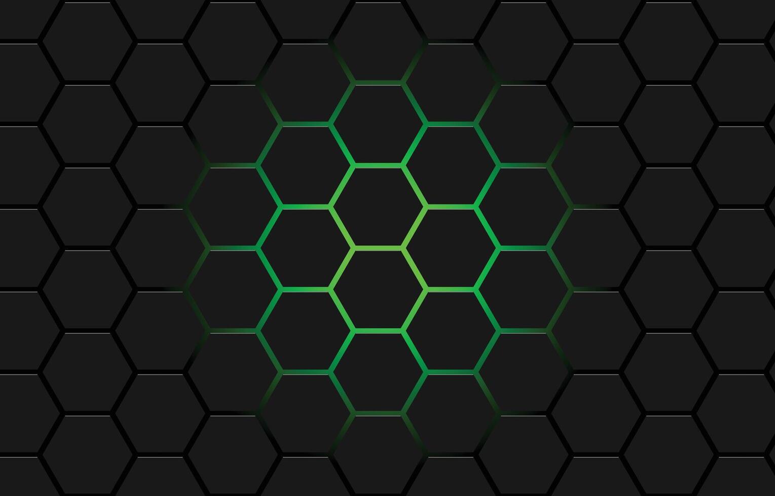 Green and black abstract background. Illustration vector