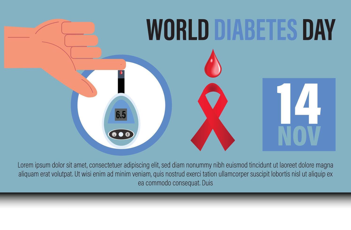 World Diabetes D vector