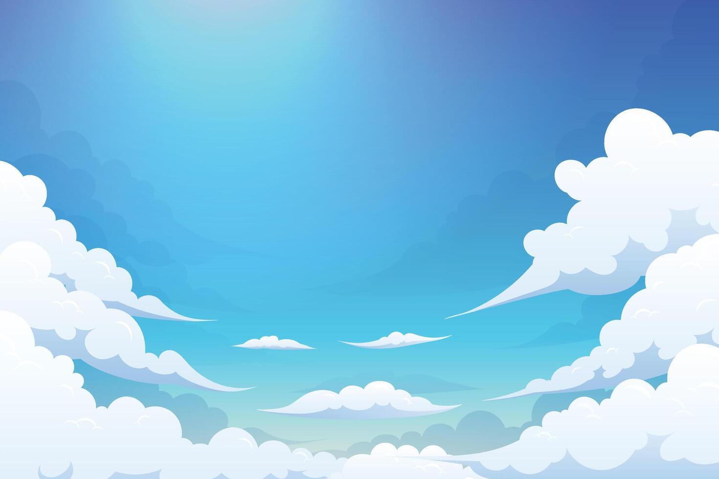 blue Cloud sky Curve bubble comfort feeling background landscapes illustration design vector