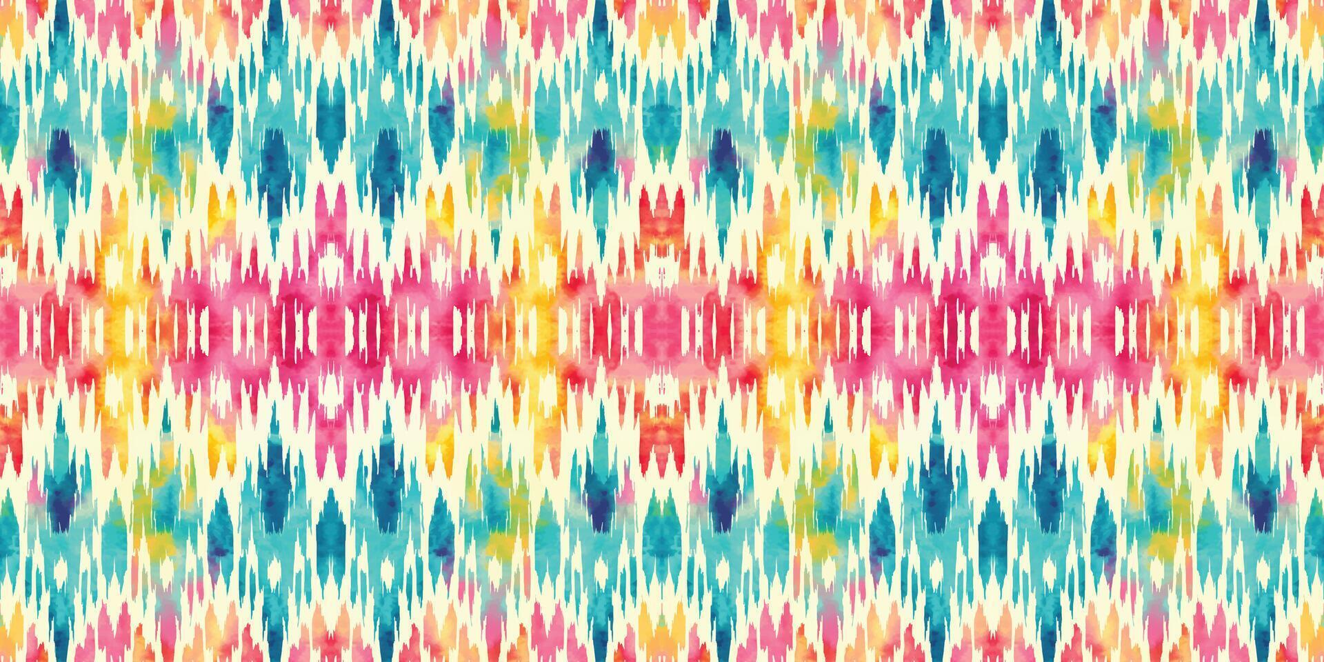 Seamless batik pattern,Seamless tribal batik pattern,and Seamless colorful pattern resemble ethnic boho, Aztec,and ikat styles.designed for use in wallpaper,fabric,curtain,carpet vector
