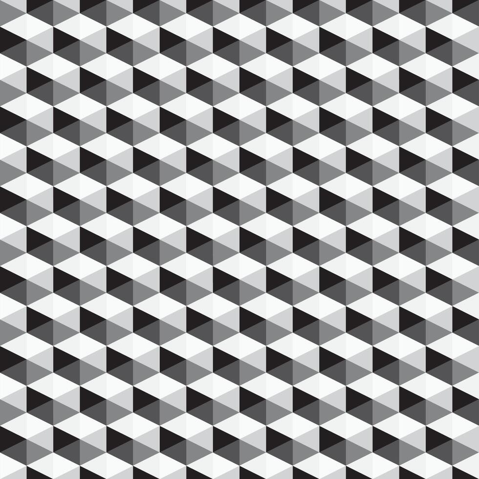 seamless geometric pattern. Black and white texture. Repeatable monochrome background vector