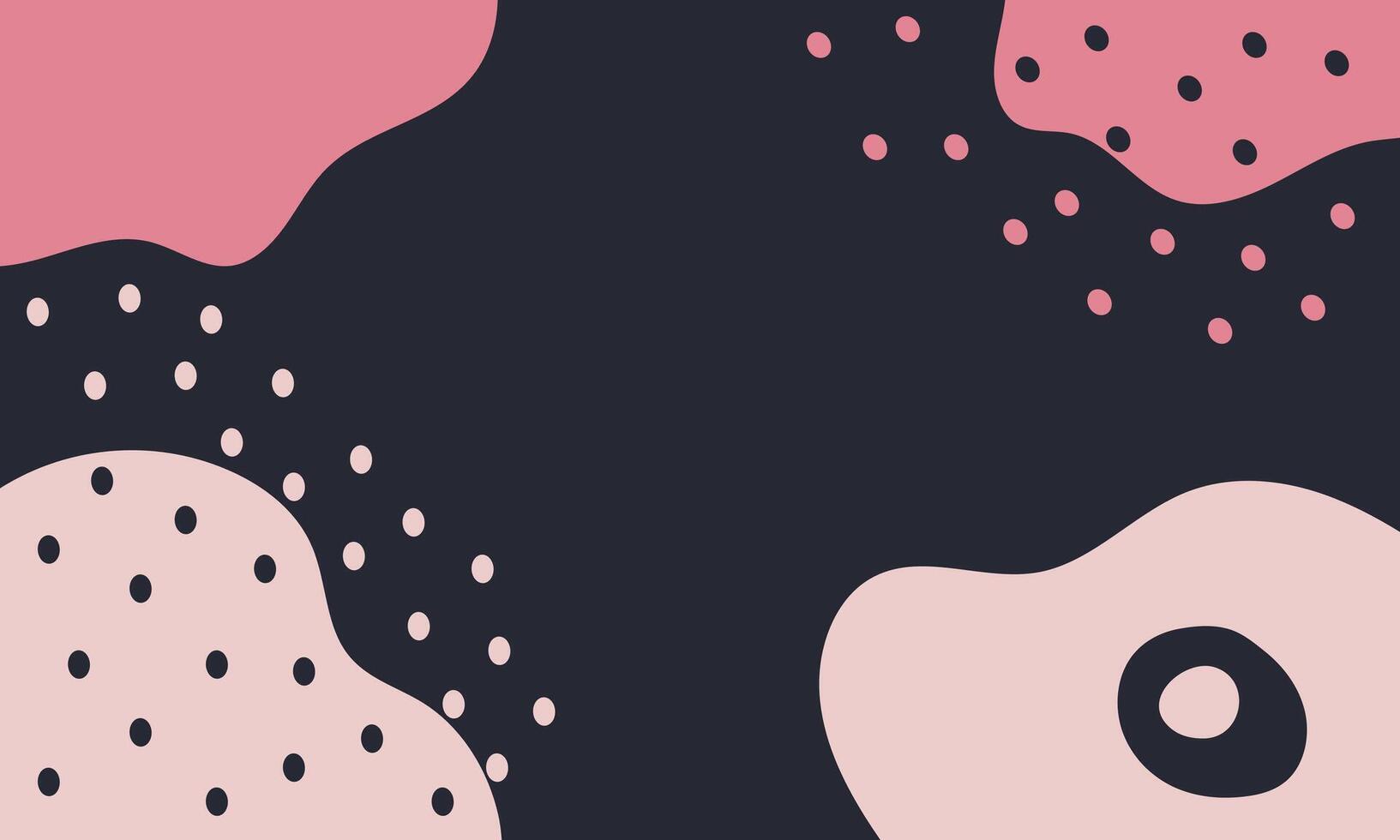 Creative background with amorphous shapes. vector